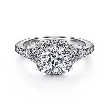 14KW Semi-Mount Diamond Engagement Ring w/ 0.67 ctw, Size 6.5